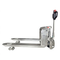 Chariot à palettes électrique en acier inoxydable 304, 2T, anti-corrosion, pour l'industrie alimentaire et pharmaceutique