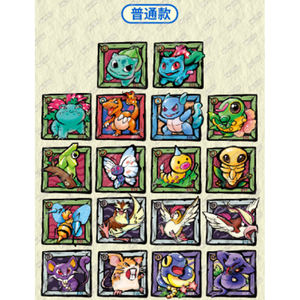 JPS Pokemoned Artist Second Creation Aimants de réfrigérateur peints à la main, Pokémon chinois, Boîte mystère en acrylique cristal, Carte à collectionner - Product Image 2