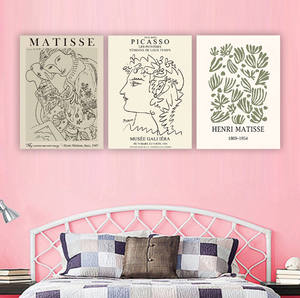 Impression sur toile de portrait abstrait bohème moderne, impressions Matisse <span class=keywords><strong>Picasso</strong></span>, art mural, affiches pour salon, chambre à coucher, maison - Product Image 5