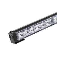 Barres de feux stroboscopiques d'avertissement à LED de véhicule personnalisé de 29 pouces Barre de feux clignotants de conseiller en trafic blanc ambré d'urgence nouvelle condition