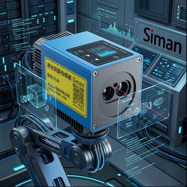 9-36VDC Aluminium Laser Rangefinder Distance Sensor RS485 4-20mA Switch Output 10mm Accuracy 50m~1500m Industrial DTOF
