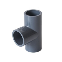 Raccord en T égal en PVC RONGSHENG pour tuyauterie d'eau, connecteur de plomberie pour alimentation en eau et drainage 20mm-400mm