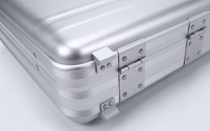 Maletín Pequeño <span class=keywords><strong>de</strong></span> Aluminio <span class=keywords><strong>de</strong></span> 14.5X10.6X4.5 Pulgadas, <span class=keywords><strong>Caja</strong></span> <span class=keywords><strong>de</strong></span> <span class=keywords><strong>Herramientas</strong></span> Metálica, Maletín para Dinero, Maletín Delgado para Portátil <span class=keywords><strong>de</strong></span> 14 Pulgadas para Hombre, Maletín Plateado - Product Image 5