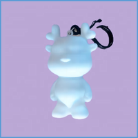 Modèles d'animaux en résine PVC faits à la main de 8 cm de haute qualité pour la Saint-Valentin, les fêtes et les célébrations, modèles de lapins et d'ours en PVC pour la création de bijoux DIY
