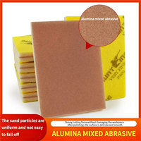 Bloc de sable d'alumine flexible résistant à l'eau, feuille abrasive humide et sèche pour atelier automobile, ponçage de peinture, élimination de la peau d'orange, abrasif manuel, vente en gros