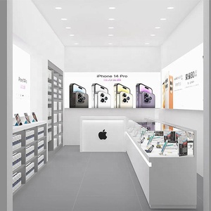 Comptoir d'exposition personnalisé pour magasin de téléphonie mobile, mobilier de vente en gros pour décoration de boutique électronique - Product Image 3