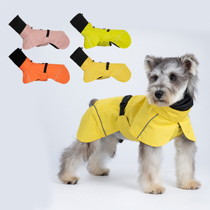 Impermeabile per cani da compagnia orsacchiotto <span class=keywords><strong>Bichon</strong></span> cane piccolo e medio impermeabile universale Poncho doppio colletto multicolore cane vestiti impermeabile impermeabile - Product Image 1
