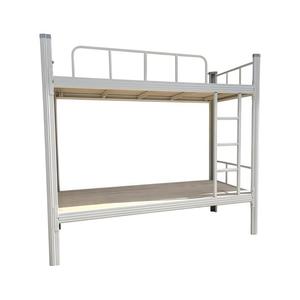 Cama litera doble de alta resistencia con estructura de hierro engrosada, multicapa, fácil de instalar para dormitorios escolares y construcción. - Product Image 1