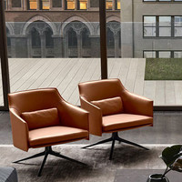Hospitality Hotel Büro Einzelner Hochlehniger Nordischer Stil Business Moderner Chefsessel aus Leder Drehbar Anpassbares Design