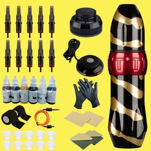 Kit de Máquina de Tatuaje Inalámbrica Directo de Fábrica, Herramienta de Maquillaje Permanente, Pluma Rotatoria Inalámbrica, Kit de Tatuaje Profesional para Estudio PMU - Product Image 1