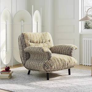 Chaise longue nordique-Couchette convertible et chaise longue pour les petits espaces | <span class=keywords><strong>Fauteuil</strong></span> en tissu <span class=keywords><strong>design</strong></span> - Product Image 2