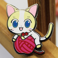 Épingles à chapeau de haute qualité, design mignon de dauphin de dessin animé, plaqué argent, émail dur, badges d'animaux marins pour souvenirs