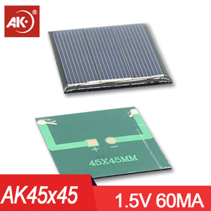 Ak Photovoltaic <b>Solar</b> Panel 45x45 1.5V 160Ma Polycrystalline Silicon Power <b>Generation</b> With Rechargeable Lithium Battery - Product Image 3