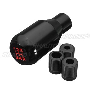 Universal 5 Speed Aluminum Manual <b>Gear</b> Stick Lever Shift Shifter <b>Knob</b> JDM Black - Product Image 4