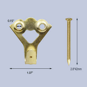 Gancho para Cuadros Shanfeng de Alta Resistencia, 100 Libras, para Paredes de Yeso - Product Image 2