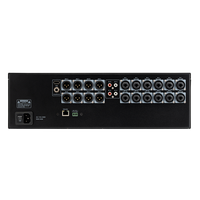 Console de mixage numérique professionnelle 16 canaux à montage en rack, écran tactile capacitif, suppression de rétroaction DSP, enregistrement USB, système de conférence