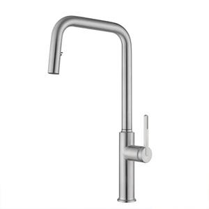 Hemans Kitchen Faucet Single Handle <b>Deck</b> Mounted Rotatable Pull Out Spray Ceramic Valve Core - Product Image 4
