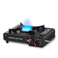 Réchauds et Fours d'Extérieur à Gaz Portables Magnétiques, Accessoires de Camping, Réchaud à Cassette pour Fondue, Voyages et Pique-niques