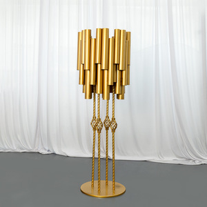 Adornos Creativos para el Hogar, Tubos Metálicos Esmerilados, Campana de Viento Ascendente, Origen China, Acabado con Pintura Horneada - Product Image 1