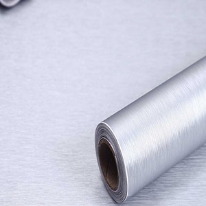 <span class=keywords><strong>Film</strong></span> décoratif brossé en métal PET pour meubles, brillant, vente directe d'usine, <span class=keywords><strong>2022</strong></span> - Product Image 5