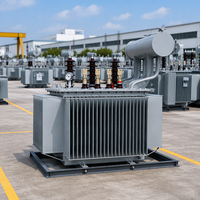 Transformateur auto-traduit triphasé immergé dans l'huile S20 630 kVA, trois enroulements, 50 Hz/60 Hz, pour distribution d'énergie agricole