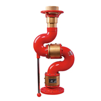 Sortie d'usine Moniteur d'eau d'incendie mobile réglable Canon à eau automatique à grand espace