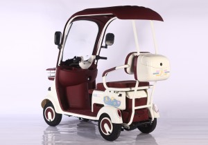 Nouveau modèle 2026 – Véhicule électrique à quatre roues avec <span class=keywords><strong>toit</strong></span> intégré et protection contre la pluie, <span class=keywords><strong>scooter</strong></span> de mobilité pour personnes âgées, moteur 800W 1000W - Product Image 6