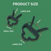 Clips de jardin pour plantes, supports de tomates, pinces de maintien en ABS, piquets pour plantes grimpantes, clips de treillis doux pour fleurs et plantes