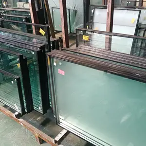 Çift camlı paneller ısıya dayanıklı şeffaf temperli yalıtım camı okul
