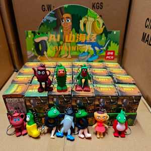 Vente chaude porte-clés de noël 24 pièces/ensemble chiffres boîte aveugle père noël Surprise boîte Figurines <span class=keywords><strong>Capybara</strong></span> drôle enfant jouet cadeaux - Product Image 6