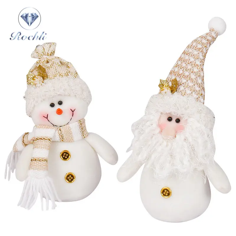 2022 New Fashion Christmas Ornaments Snowman Santa Claus Decoration Home Party Holiday Decorations