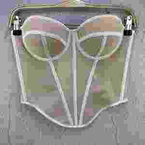 I-0644 Nouveau débardeur élégant pour femme, style rétro, coupe ajustée, en maille, avec armatures et bonnets, bretelles réglables, idéal pour l'été - Vente chaude - Product Image 4