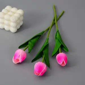 باقة من الزهور الاصطناعية عالية الجودة زهرة العيد الوردية زهرة الديكور في غرفة المعيشة و الزفاف