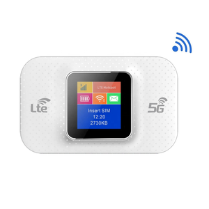 Портативный 4G Wi-Fi роутер для Европы и Африки, совместимый с SIM-картами, автомобильный, с ЖК-дисплеем, аккумулятором 3000 мАч, до 10 пользователей - Product Image 1