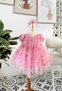 ชุดเดรสเจ้าหญิงลายการ์ตูนเอลซ่าสำหรับเด็กผู้หญิงชุดเดรสสั้นสไตล์เวียดนามชุดเดรสสำหรับเด็กอายุ12ปีฤดูใบไม้ร่วง - Product Image 4