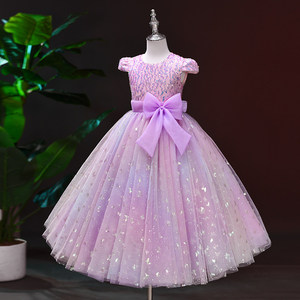 Robe de princesse pour demoiselle d'honneur, robe de bal pour fête d'anniversaire, costume de spectacle, vêtements pour enfants, vente en gros, robe longue de Noël - Product Image 3