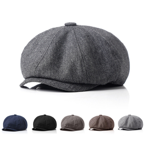 Promoción del Fabricante GL: Boina Casual Retro de Algodón a Rayas, Cálida para Invierno, Unisex, para Esquí, Playa, Hombre, Estilo Ivy - Product Image 1
