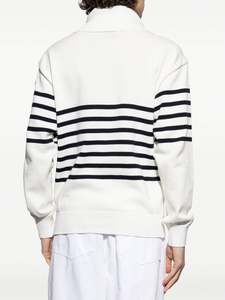 Venta al por mayor de lana de alta calidad de punto de lana de manga larga suéteres para los hombres con Casual 1/4 cremallera suéteres - Product Image 3