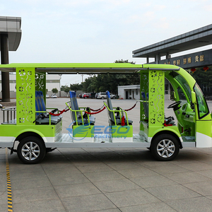 Bus électrique touristique convertible Green Frog 8, 11, 14 places |   Mini bus touristique à thème pour les stations balnéaires et les aventures urbaines - Product Image 5