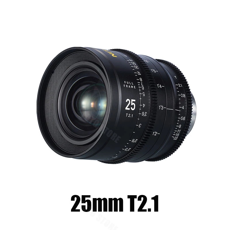 Nitecore 25mm T2.1 EF-mount | PL シネマレンズ NITECOREシネマレンズ25mmT2.1 35mm 50mm 75mm 100mm T2.0ソニー