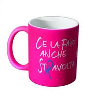 Mug en céramique chauffant par sublimation fait main, coffret cadeau de Noël, couleurs personnalisables, logo, compatible micro-ondes et lave-vaisselle