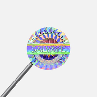 Autocollant holographique de sceau vide étiquette adhésive hologramme de sécurité impression personnalisée autocollant de logo inviolable pour emballage