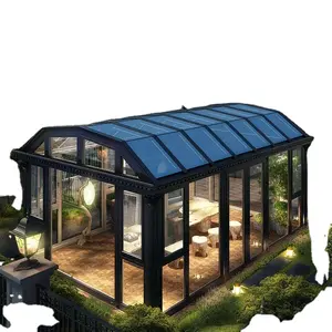 Glass manufacturer clear tempered glass panels for horticulture glass garden flower house