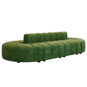 Divano Moderno Rotondo Multi-Posto per Soggiorno, Ideale per Negozi di Abbigliamento, Saloni di Bellezza, Sale d'Attesa e Arredamento per Soggiorno - Product Image 5