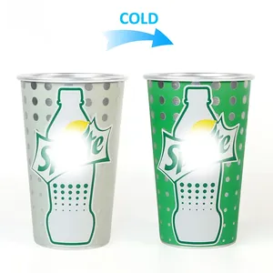 Promoção personalizada Drink <span class=keywords><strong>Cup</strong></span> Magia Alumínio 16Oz Empilhável Copo De Cerveja Fria Caneca Mudando a Cor do Copo para Windsor Windsor Canadense - Product Image 1