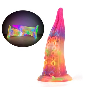 Juguetes Sexuales de Fantasía YOCY, Tapón Anal de Goma Colorido de San Valentín, Dildo Luminoso que Brilla en la Oscuridad, Pene Luminoso para Mujeres - Product Image 2