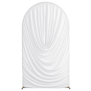 Copertura ad Arco Ondulata Semicircolare in Poliestere Elastico Plissettato Marca <span class=keywords><strong>YR</strong></span> per Decorazioni di Ricevimenti Nuziali - Product Image 3
