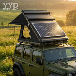 YYD OVERLAND Solar Max Pro 350 W, Carpa de Techo Rígida de Aluminio con Panel Solar, Interior Aislado y Soportes para Techo para SUV, Ideal para Camping - Product Image 4