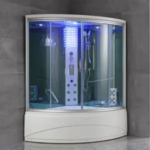 浴室热水浴缸淋浴机舱封闭室完整蒸汽淋浴