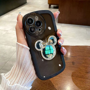 Offre Spéciale De Luxe Dessin Animé Belle <span class=keywords><strong>Mickey</strong></span> Minnie Téléphone Cas Avec Miroir TPU Couvre Pour <span class=keywords><strong>iPhone</strong></span> <span class=keywords><strong>7</strong></span> 8 XR 11 12 13 14 15 16 Plus Pro Max - Product Image 4